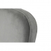 Poltrona DKD Home Decor Cinzento Metal 62 x 76 x 76 cm 55 x 71 x 72 cm