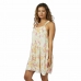 Vestido Rip Curl Sun Dance Up Branco Tropical