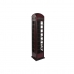 Butelių laikiklis DKD Home Decor Telephone Juoda Raudona Tamsiai pilka Metalinis 40 x 38 x 175 cm