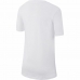 T-Shirt met Korte Mouwen voor kinderen Nike Sportswear Wit