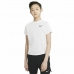 Børne Kortærmet T-shirt Nike Court Dri-FIT Victory Hvid