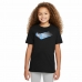 Børne Kortærmet T-shirt Nike Sportswear Sort
