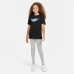 Παιδικό Μπλούζα με Κοντό Μανίκι Nike Sportswear Μαύρο