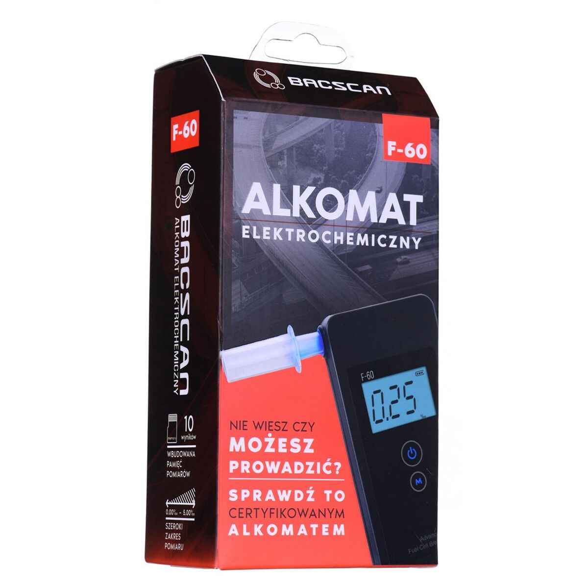 Tech digitale alcoholmeter Bacscan F-60