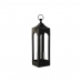 Lanterna DKD Home Decor Nero Alluminio Cristallo 16 x 16 x 55 cm