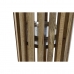 Svícen DKD Home Decor Kaštanová Stříbřitý Přírodní Sklo mangové dřevo 20 x 20 x 74 cm