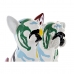 Dekorativ Figur DKD Home Decor Flerfarget Hund Lakkert 20 x 12,5 x 17,5 cm (2 enheter)