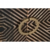Tálalószekrény Home ESPRIT Fekete Aranysàrga Természetes Fa 180 x 40 x 80 cm