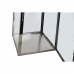 Lyhty DKD Home Decor Brun Sølv Lær Krystall Stål Forkrommet 30 x 30 x 66 cm