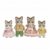 Pohyblivé figurky Sylvanian Families Striped Cat Family