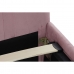Легло DKD Home Decor Дървен Метал Розов 180 x 200 cm 187 x 210 x 137 cm