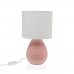 Bordlampe Versa Pink Hvid Keramik 40 W 15,5 x 27,5 cm