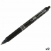 Boligrafo de tinta líquida Pilot Frixion Clicker Negro 0,4 mm (12 Unidades)
