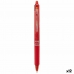 Penna för flytande bläck Pilot Frixion Clicker Röd 0,4 mm (12 antal)
