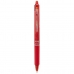 Długopis z płynnym atramentem Pilot Frixion Clicker Czerwony 0,4 mm (12 Sztuk)