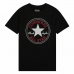 T-Shirt met Korte Mouwen Converse Chuck Taylor All Star Core Zwart