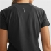 Women’s Short Sleeve T-Shirt Salomon Cross Rebel Black Lady