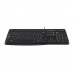 Tastatur Logitech K120 Qwerty UK Svart