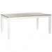 Обеденный стол DKD Home Decor Белый Коричневый древесина акации Древесина манго 200 x 100 x 80 cm