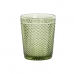 Set di Bicchieri DKD Home Decor Verde Cristallo Con rilievo 240 ml (6 Unità)