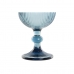 Setti laseja DKD Home Decor Sininen Kristalli 325 ml