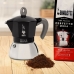 Italian Kaffekanne Bialetti Moka Rustfritt stål Aluminium 200 ml 4 Kupit
