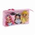 Kolmilokeroinen laukku Na!Na!Na! Surprise Sparkles Pinkki (22 x 12 x 3 cm)