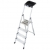 Folding ladder Krause Secury Silver 145 cm