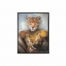 Glezna DKD Home Decor Leoparda (74 x 3 x 97 cm)