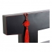 Tăblie de Pat DKD Home Decor Negru Roșu Multicolor Lemn Brad Lemn MDF 160 x 4 x 120 cm
