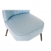 Fotel DKD Home Decor Czarny Wielokolorowy Błękitne niebo Metal 52 x 64 x 74 cm