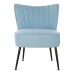 Кресло DKD Home Decor Чёрный Разноцветный Небесный синий Металл 52 x 64 x 74 cm