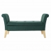 Stolička DKD Home Decor 8424001795512 Prírodná Drevo Polyester zelená (130 x 44 x 69 cm)