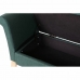 Banchetă DKD Home Decor 8424001795512 Natural Lemn Poliester Verde (130 x 44 x 69 cm)