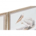 Painting DKD Home Decor 70 x 2,5 x 50 cm Traditional Birds (6 Pieces)