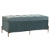 Foot-of-bed Bench DKD Home Decor Poliester MDF Kolor Zielony Glamour (115 x 40 x 45 cm)