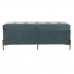 Foot-of-bed Bench DKD Home Decor полиестер MDF Зелен Glamour (115 x 40 x 45 cm)
