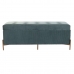 Foot-of-bed Bench DKD Home Decor πολυεστέρας MDF Πράσινο Glamour (115 x 40 x 45 cm)