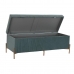 Foot-of-bed Bench DKD Home Decor полиестер MDF Зелен Glamour (115 x 40 x 45 cm)
