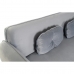 Sofa DKD Home Decor 200 x 85 x 80 cm Metal Aksamit Błękitne niebo Plastikowy Nowoczesny
