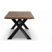 Pusdienu galds DKD Home Decor Metāls Dzelzs Pārstrādāta Koks 200 x 100 x 78 cm