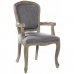 Dining Chair DKD Home Decor Dark grey 57 x 57 x 94 cm