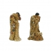 Figurine Décorative DKD Home Decor 18 x 14 x 34,5 cm Jaune Couple (2 Unités)