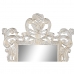 Wall mirror DKD Home Decor White Crystal Mango wood Neoclassical Stripped 90 x 3 x 135 cm