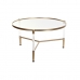 Centrālais galds DKD Home Decor Glamour Caurspīdīgs Bronza Akrīls Metāls 87 x 87 x 50 cm