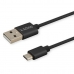 USB A zu USB-C-Kabel Savio CL-129 Schwarz 2 m