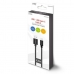USB A zu USB-C-Kabel Savio CL-129 Schwarz 2 m