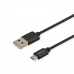 Кабел USB A към USB C Savio CL-129 Черен 2 m