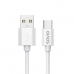 USB A to USB C Cable Savio CL-168 White 3 m