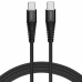 Kabel USB C Savio CL-160 Schwarz 2 m